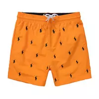 ralph lauren shorts de plage hommes genereux 2013 polo pony orange black